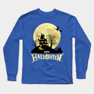 Happy Halloween Shirt, Spooky Season, Hocus Pocus Tee Long Sleeve T-Shirt